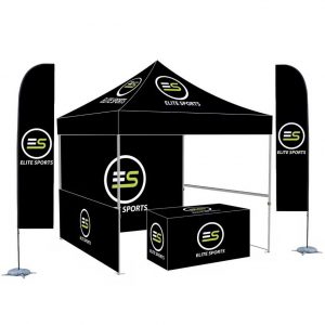 10x10 Aluminum Frame Folding Promotional Tent Party Trade Show Pop Up Gazebo Outdoor Event Custom Canopy