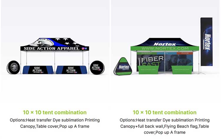 Advertising Events Folding Canopy Tent for Event 600D Oxford Trade Show Aluminum Frame Gazebo Outdoor Custom Tent