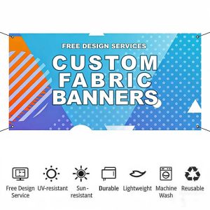 Advertising Hanging Polyester Fabric Display Sports Event Flags And Banners Custom Business Feather Outdoor Banners