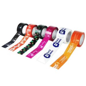 China Factory Branded Logo Heavy Duty Sealing Cartons Packing Tape Custom Printed Caution Strong Adhesive Tape