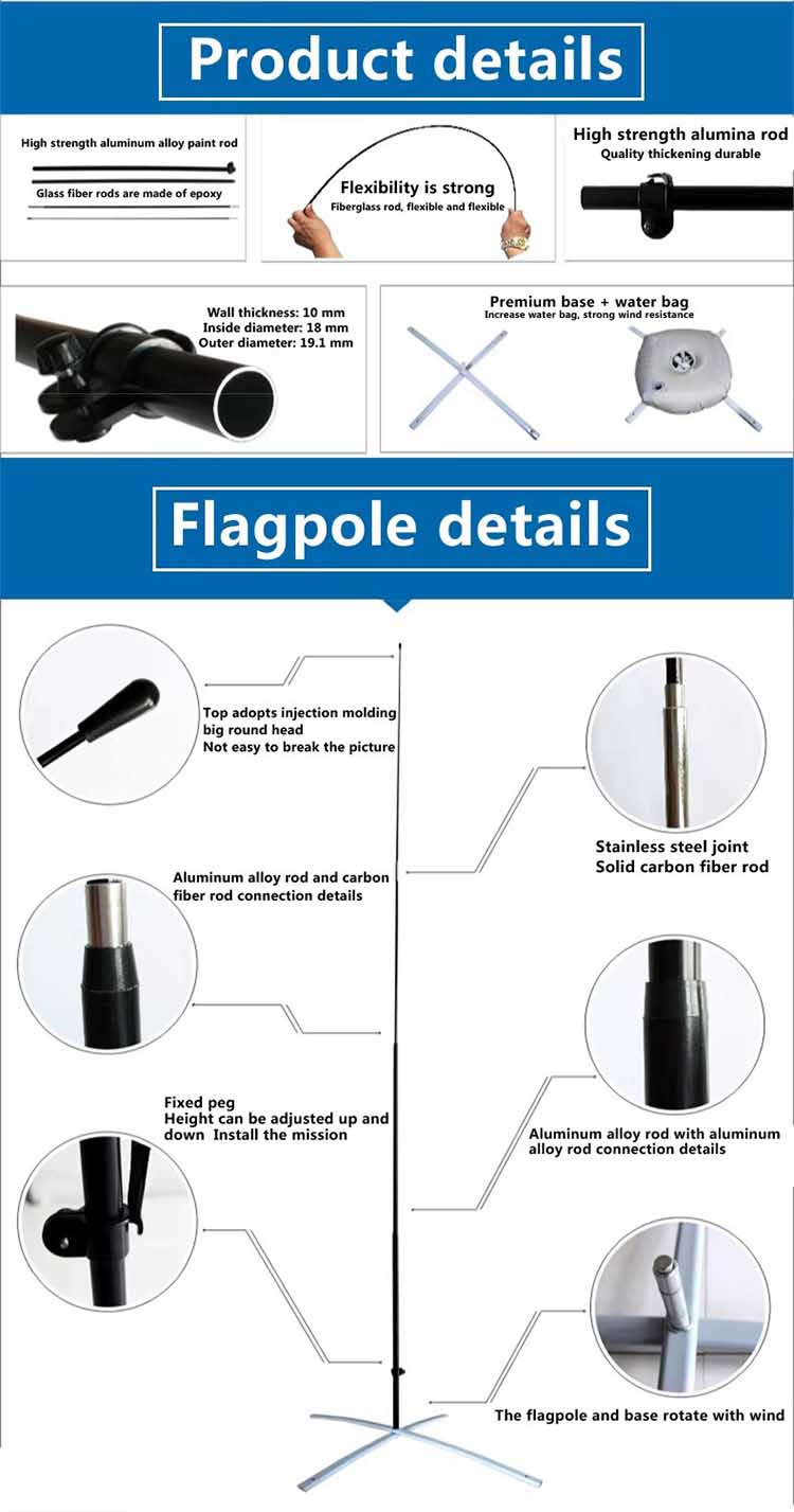 China Factory Custom Heavy Duty Outdoor Flag Printed Advertising Sports Events Beach Flag Flying Banner Feather Flag