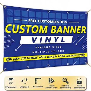 China Factory Digital Printing Sign Advertising Banner Hanging Outdoor Vinyl Banners Waterproof PVC Coated Flex Banner