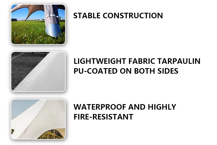 China Factory Display Event Tents Pop Up Canopy Tents Waterproof Spider Tents Custom Single Pole Start Tent