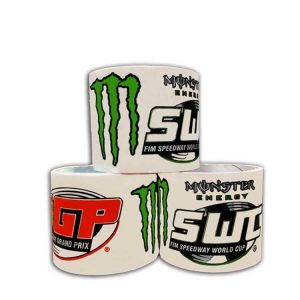 China Factory Indoor & Outdoor Non Adhesive Branded Logo Flagging Tape Events PVC Printed Custom Barrier Tape