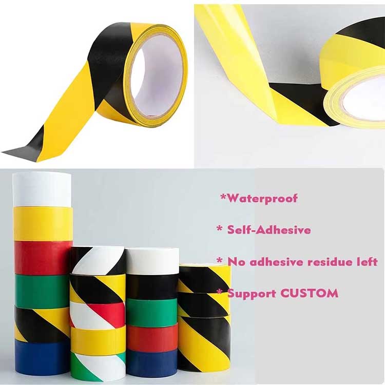 China Factory Outdoor Indoor Events PVC PE Film Flagging Barrier Tape Advertising Custom Logo Printed Barricade Tape