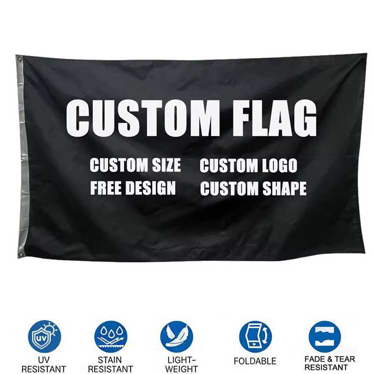China Factory Racing Outdoor Advertising Flags Flying Fabric Banners For Business Sports Events Custom Made Flags