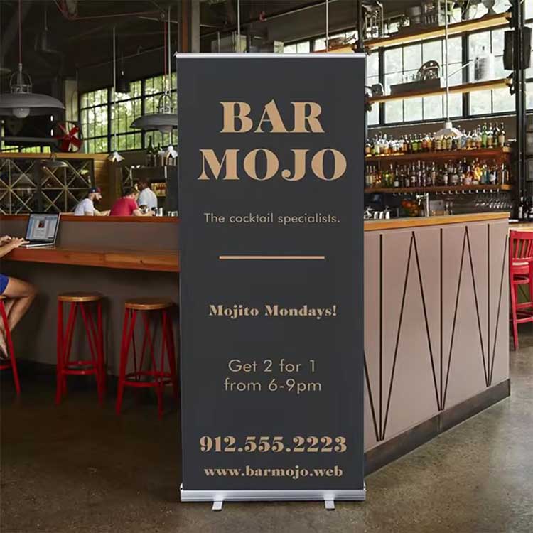 Indoor & Outdoor Custom Windproof Portable Roll-Up Display Stand Heavy Duty Exhibition Advertising Sign Retractable Banner Indoor & Outdoor Custom Windproof Portable Roll-Up Display Stand Heavy Duty Exhibition Advertising Sign Retractable Banner