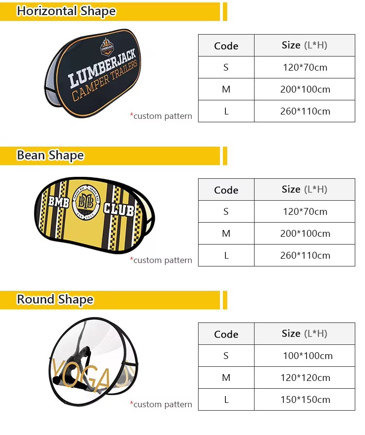 Outdoor Sports Events Advertising Logo Pop Out Banner Sign Trade Show Exhibition Custom Printed Pop Up A Frame Banner