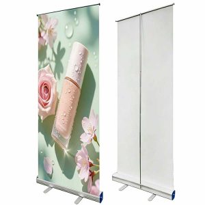 Retractable Banners For Trade Shows Portable Pull Up Display Stand Party Events Custom Printed Poster Roll Up Banner