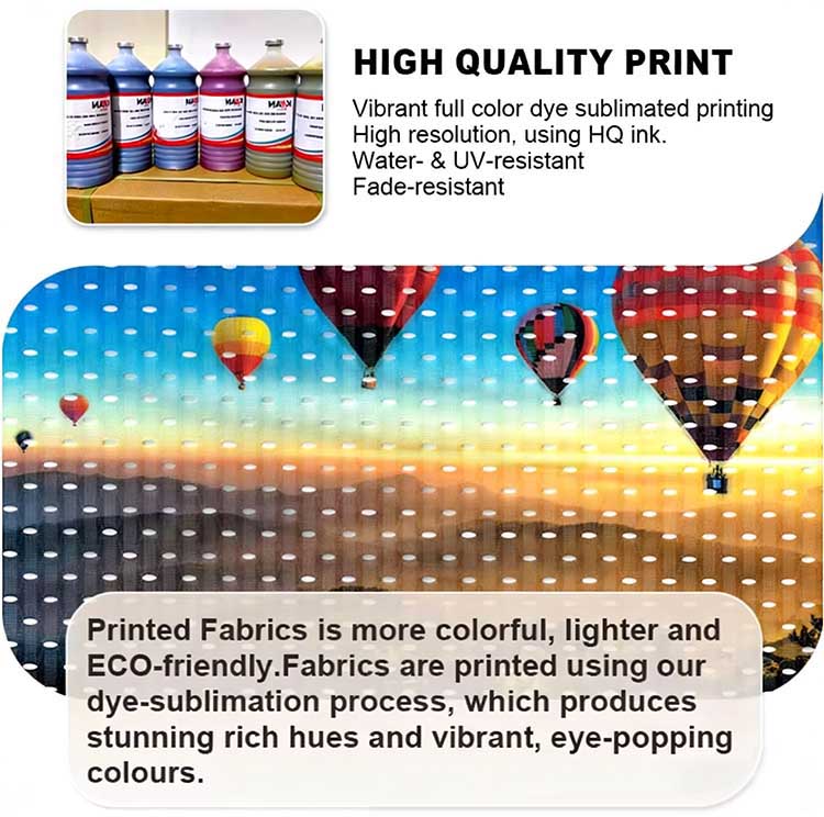 Sport Event Polyester Mesh Banner Outdoor Hanging Barricade Covers Custom Print Fence Cover Fabric Mesh Banner