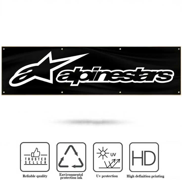 Motorcycle Racing Sports Banners Outdoor Display Hanging Sign Waterproof Fex PVC Banner Custom Vinyl Banners Printing