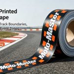 Custom Printed Barricade Tape High Visibility Marking for Motorcycle Racing Events